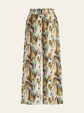 Abstract Print Wide-Leg Pants