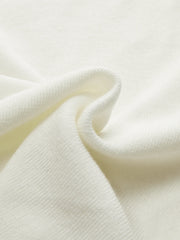 3D Floral Mock Neck Wool Blend Knit Top