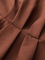 Asymmetric Ruched Blouse
