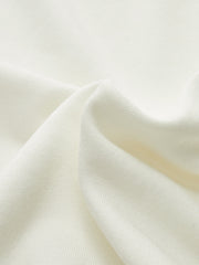 Asymmetric Hem Ruched Long-Sleeve T-Shirt