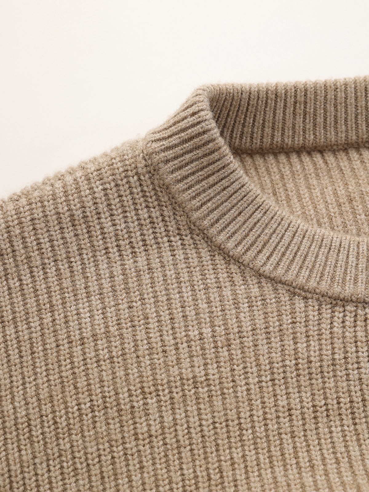 Asymmetric Cut-Out Shoulder Sweater