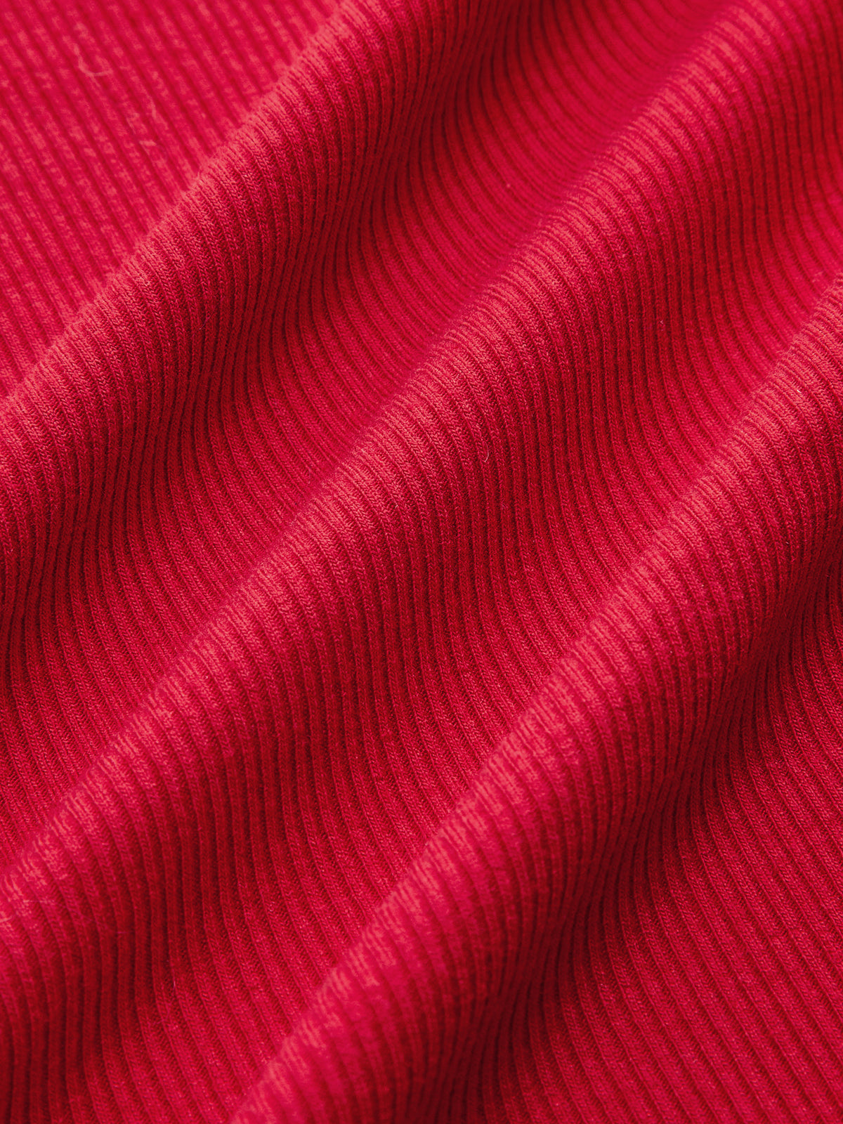 Asymmetric Seam Flared Sleeve Ribbed Knit Top