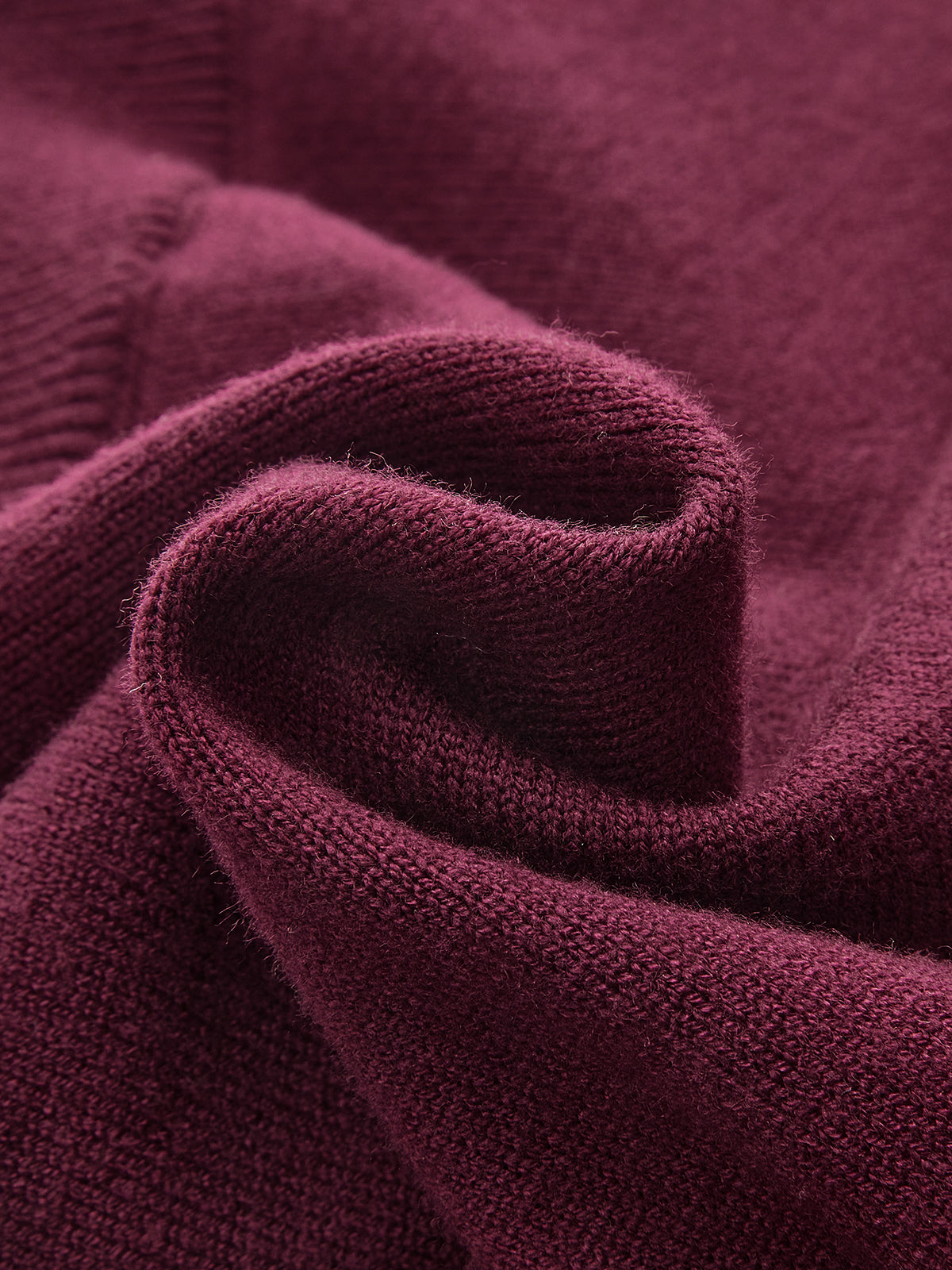 Asymmetric Turtleneck Knit Top with Safety Pin