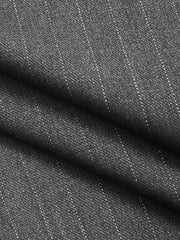 Asymmetric Ruched Pinstripe Shirt