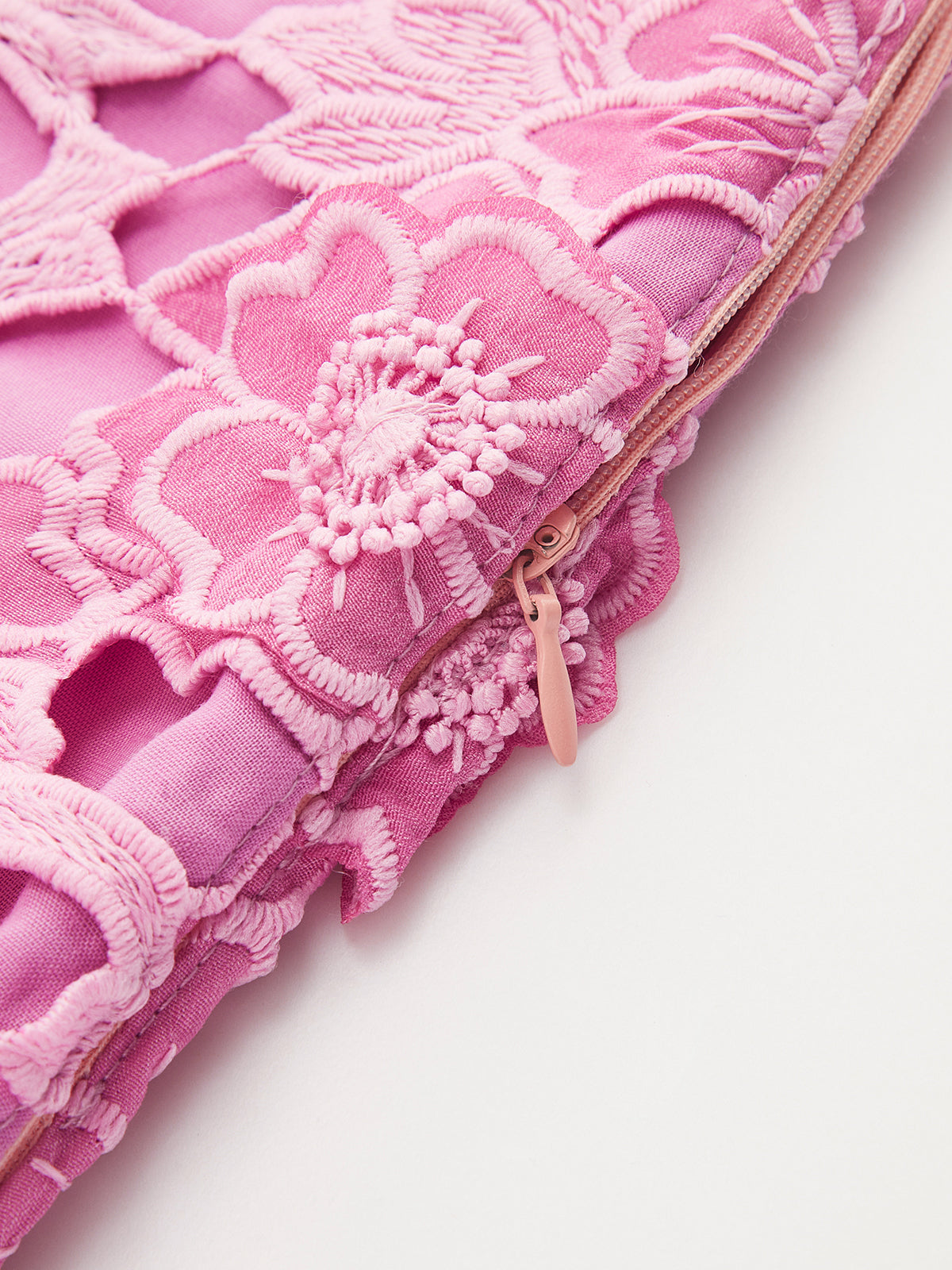 3D Floral Guipure Lace Shorts