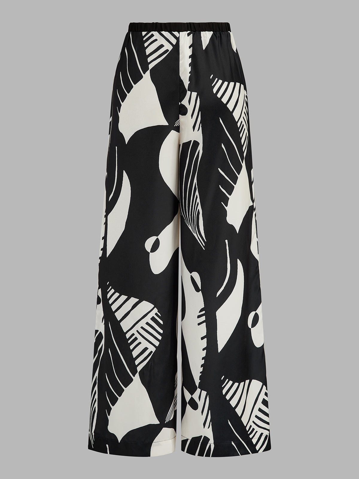 Abstract Print Bandeau Top & Pants Set