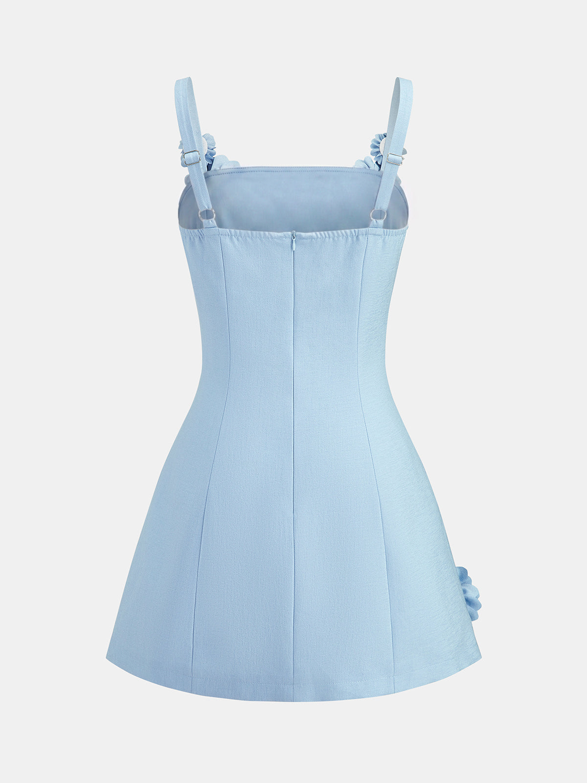 3D Floral A-Line Cami Mini Dress