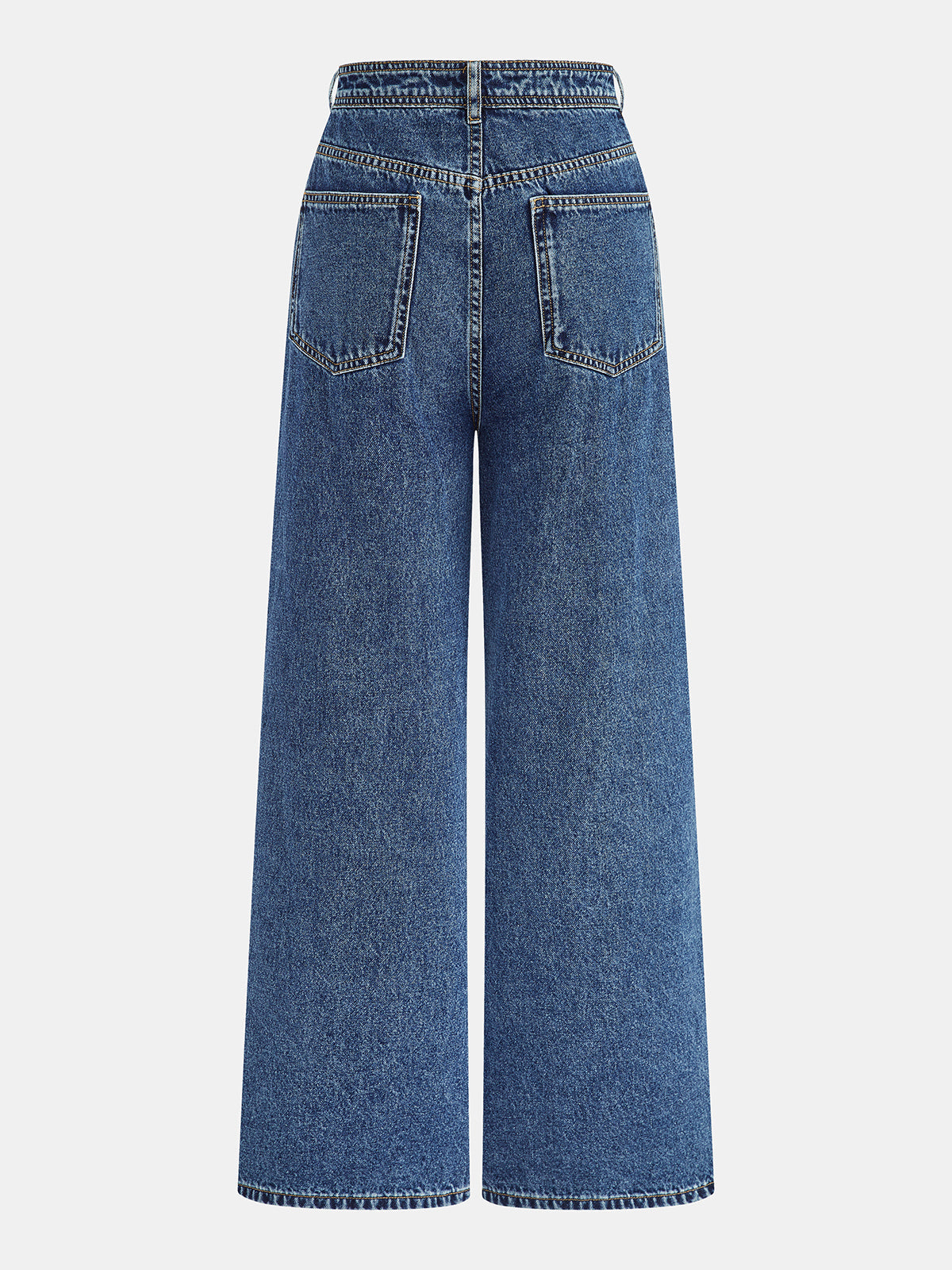 3D Rose One Shoulder Denim Top